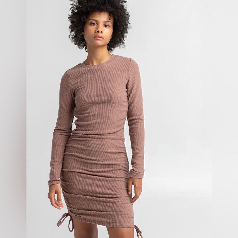 LOVE TREE | TEAL BLUE * Cinch Side Bodycon Dress